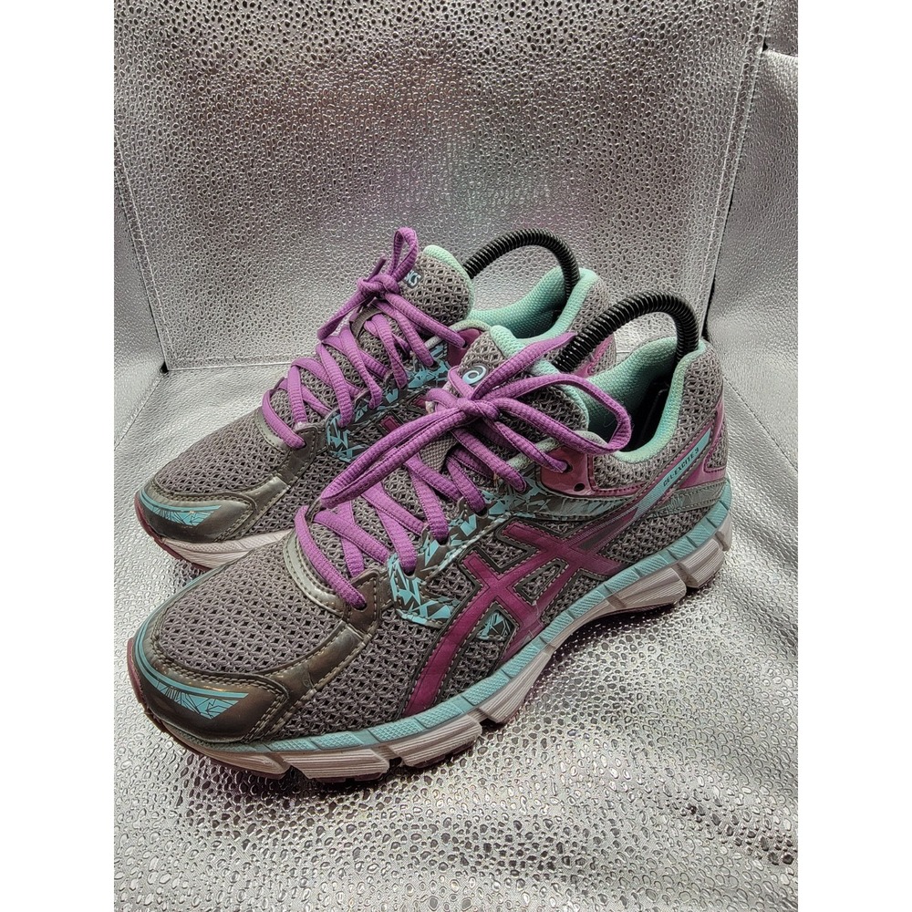 Asics Womens Gel Excite 3 T5C5N Lace Up Running Shoes Size 8